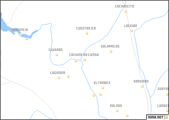 map of Hacienda Cachira